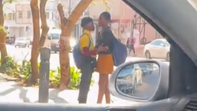 “Disgusting” Joburg Motorist Films 2 Young Pupils Passionately Kissing in Public